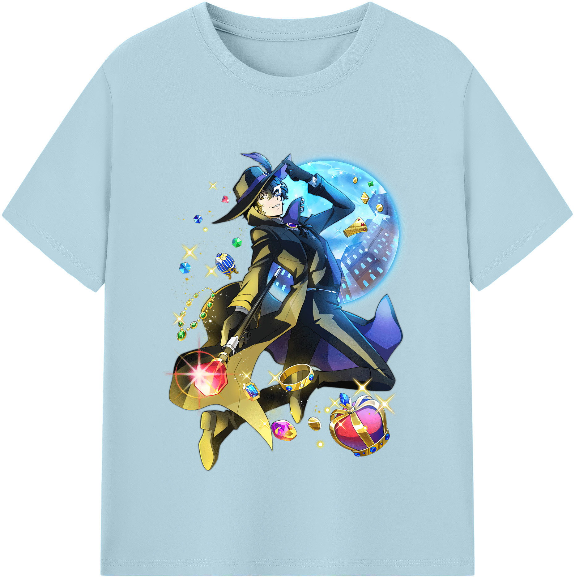 （画像用） 文豪ストレイドッグス Bungo Stray Dogs 綿100％半袖Tシャツ（フロントプリント）